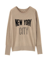 VENERTA knitwear NYロゴニットプルオーバー