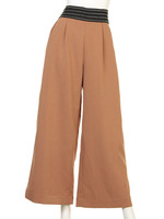 【mystic】ラメゴムワイドパンツ