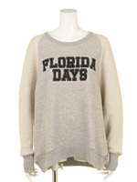 カレッジ フロッキー ラグラン スウェット