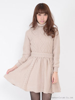 ハイバルニットワンピ