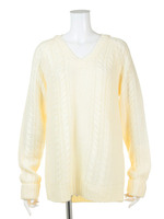 フードニットチュニック