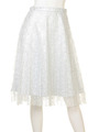 レースプリーツスカート
