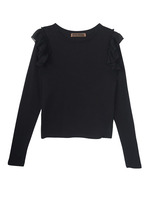 Frill　sleeve　long　Tshirt