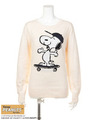 【X-girl × SNOOPY】SNOOPY KNIT TOP