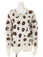 レオパードバルキーknit TOP