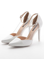 【BABY PURE】サイドクリアアンクルストラップパンプス