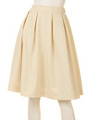 【ROSE BUD】W/ELASITC TUCKED FLARE SKIRT 