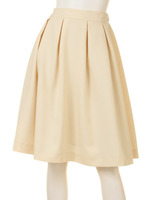 【ROSE BUD】W/ELASITC TUCKED FLARE SKIRT 