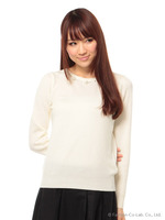 ネックビジュー地柄PO