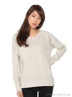パール装飾プルオーバー