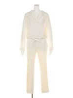 【BED&BREAKFAST】Soft Back Satin Long Jumpsuit