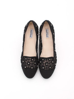 【PURE SOEUR】シアーレースオペラフラットパンプス