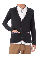 フェイクシャツカーディガン