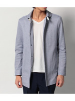 ラウンドカラーラッセル織りブルゾン