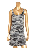 BACKクロス迷彩タンクOP