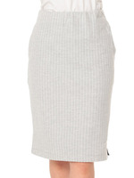 ストライプC＆Sペンシルスカート