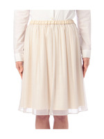 チュールストライプスカート