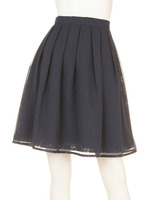 レースINフレアスカート