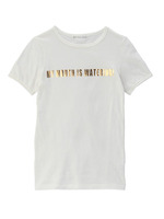 霜降り調箔プリントカットソー