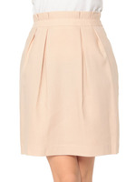 トッププリーツセミタイトスカート