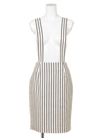 ヘリンボンストライプスカート