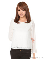 肩フリルレースPO