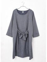 前リボンストライプOP