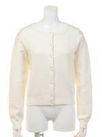 Wジャガードニットカーデ