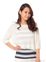 タンク付カラーショートニットプルオーバー