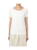 ラグランスリーブデザインニット