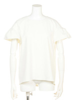 袖タックブラウス