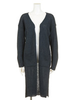 【mystic】Vネックロングカーディガン