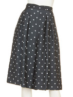 ドットプリントガウチョパンツ