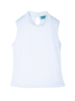 透かし模様ハイネックカットソー