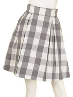 ギンガムチェックタックタイトスカート