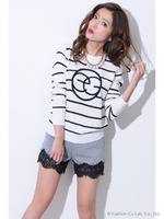 14EGロゴニットTOP�/BLACK