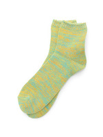 5カラーミックスクオーターソックス/パープル系(080)