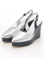 BI クリアバックベルトサンダル85/SILVER