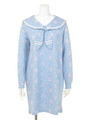 HAVE A GOOD DAY! SWEAT SAILOR ONE-PIECE/LIGHT BLUE
