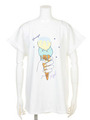 ICE CREAM S/S TOP/BLACK