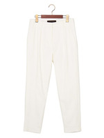 JOC N/C ストレッチタックパンツ/9分丈/White