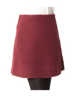 KNIT SKIRT/レッド系(062)