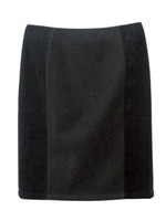 PJ/MHBコーデュロイコンビスカート/ブラック