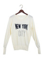 VENERTA　knitwear(ヴェネルタニットウェア) NEWYORK DOTS/WHITE