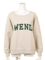 WENDプリントスウェット/GRN