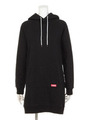 XG LOGO HOODIE DRESS/OLIVE