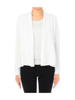 [L]UVカットニットカーディガン/ホワイト(001)