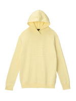 [L]ロゴデザインニットパーカ/イエロー系(030)