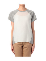 [S]シャドーギンガム裏毛プルオーバー/グレー系(512)