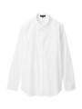 [S]レギュラーカラーワンポケットシャツ/ホワイト(002)